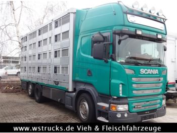 Camión transporte de ganado Scania R 440 Topline KABA 4 Stock Hubdach: foto 1