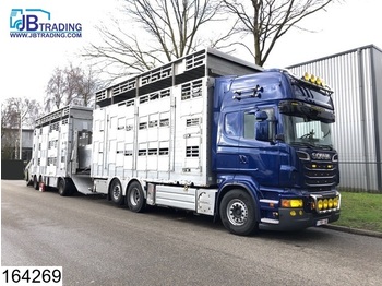 Camión transporte de ganado Scania R 620 6x2, EURO 5, Animal transport, 3 layers, Manual, Retarder, Airco, Standairco, Combi: foto 1