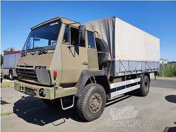 Camión lona - Steyr 1291.320 P43M 4x4 Pritsche und Hebebühne: foto 1