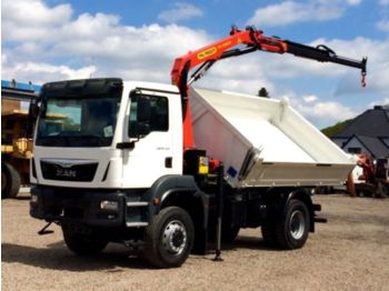 Volquete camión MAN TGM 18.320 4x4 / Palfinger Kran