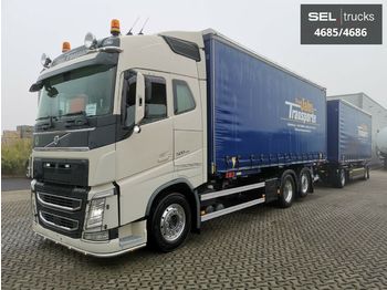 Camión portacontenedore/ Intercambiable Volvo FH 500 /Alu-Felgen/Ladebordwand/Standklima /TV: foto 1