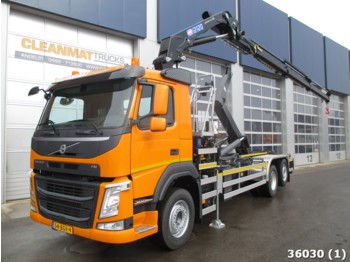 Camión multibasculante Volvo FM 410 Euro 6 HMF 21 ton/meter Kran: foto 1
