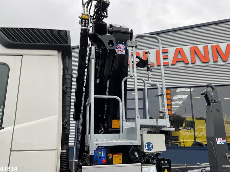 Camión multibasculante, Camión grúa Volvo FM 430 HMF 23 ton/meter laadkraan + Welvaarts Weighing system: foto 9
