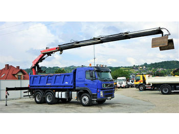 Camión volquete, Camión grúa Volvo FM 500 Kipper+Bordmatic 5,10m+Kran/FUNK!: foto 1