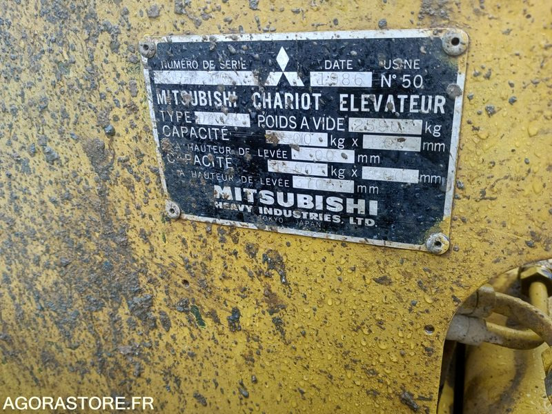 Carretilla elevadora Chariot elevateur Mitsubishi gaz 4495 heures