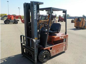 Carretilla elevadora eléctrica Nissan Forklift, 3 Stage Mast, Side Shift (No Battery): foto 1