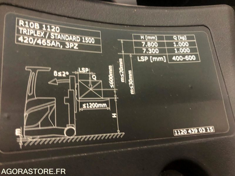 Retráctil Chariot élévateur à mât rétractable