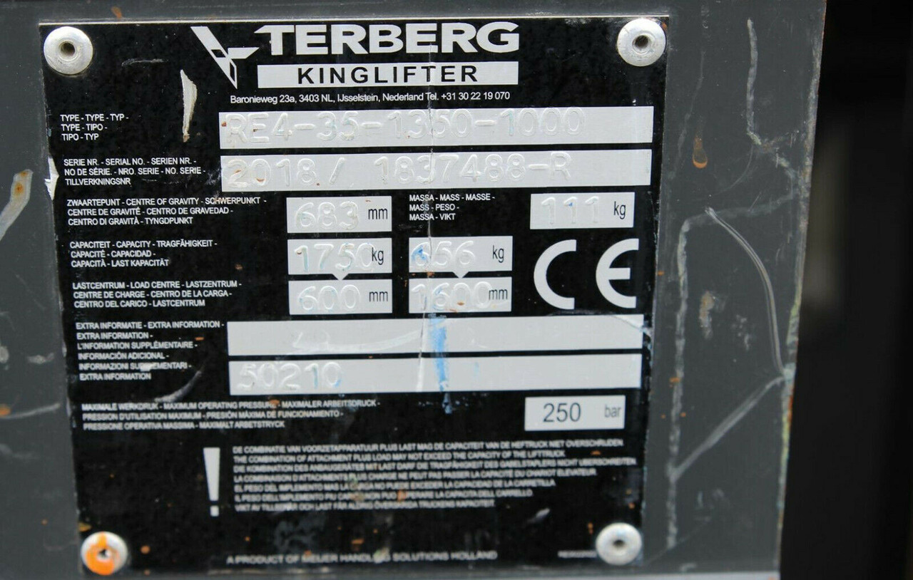 Arrendamiento de  Terberg Kinglifter TKL-M1x3 Mitnahmestapler 470h Terberg Kinglifter TKL-M1x3 Mitnahmestapler 470h: foto 12