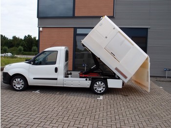 Furgoneta basculante Fiat Doblò Cargo 1.4-16V Maxi kipper cng aardgas 35.000km vuil-kipper veegvuil btw vrij euro6 camping airco ecotrommel ngt gas lpg