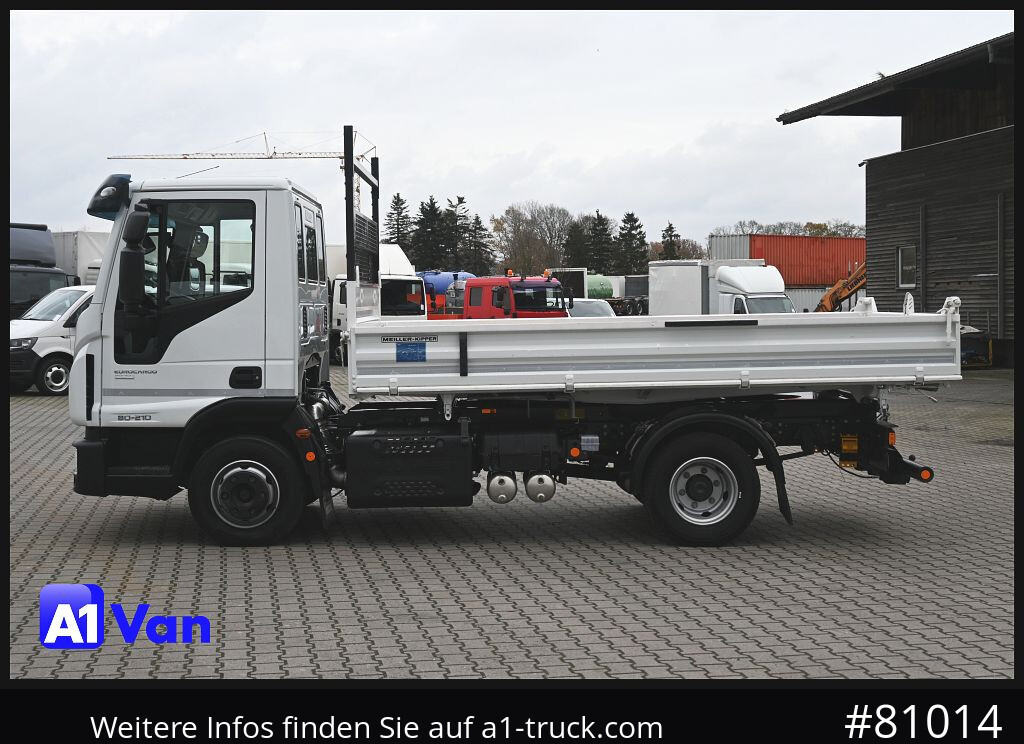 Furgoneta basculante IVECO Eurocargo 80E21 Kipper, Meiller, Klima, 2x AHK