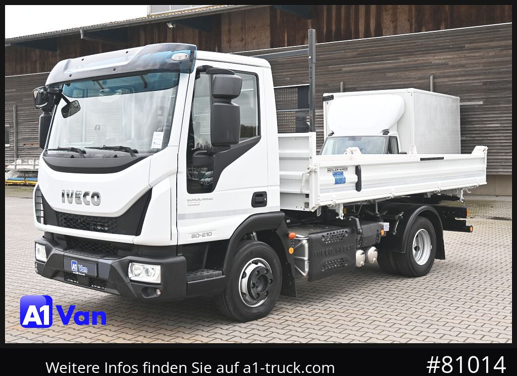 Furgoneta basculante IVECO Eurocargo 80E21 Kipper, Meiller, Klima, 2x AHK