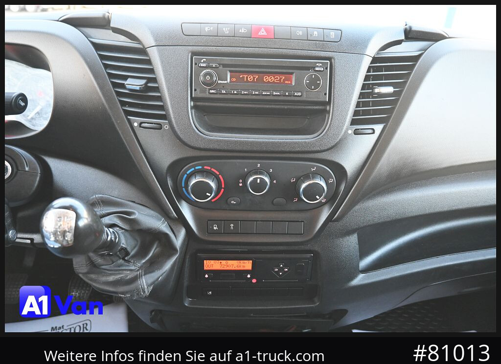 Furgoneta con lona IVECO Daily 35C15 Getränke, ZV, Schwingsitz