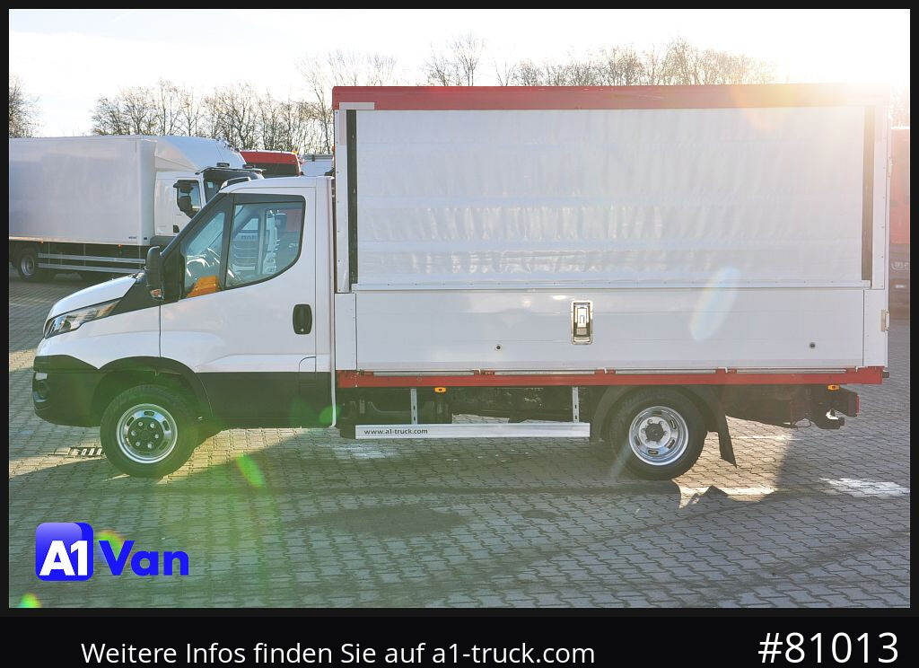 Furgoneta con lona IVECO Daily 35C15 Getränke, ZV, Schwingsitz