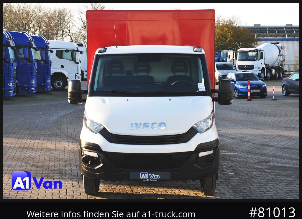 Furgoneta con lona IVECO Daily 35C15 Getränke, ZV, Schwingsitz