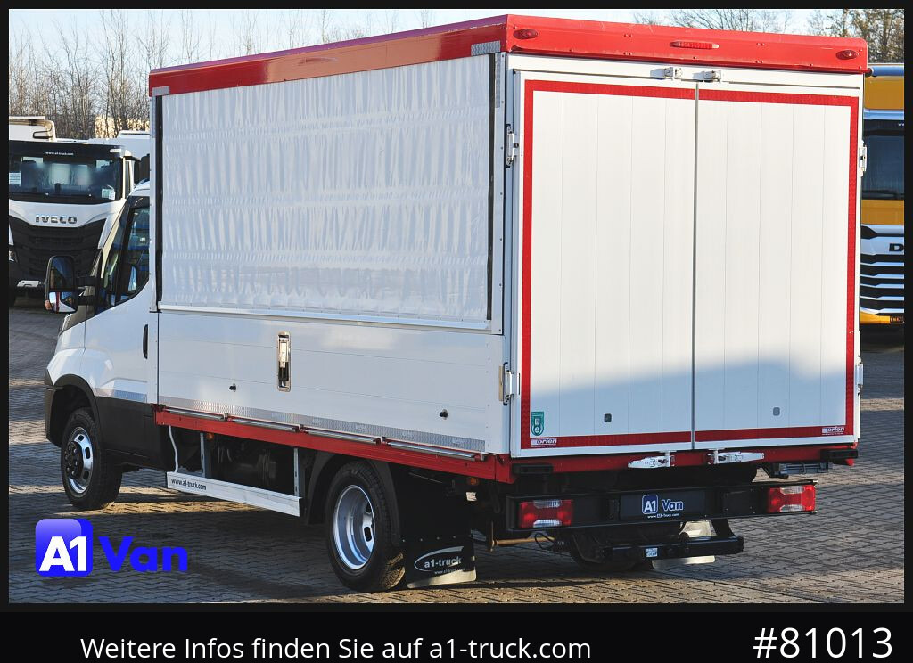 Furgoneta con lona IVECO Daily 35C15 Getränke, ZV, Schwingsitz