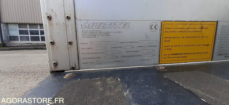 Furgoneta Nacelle Plateau RENAULT Maxity - 44000 km - 2008