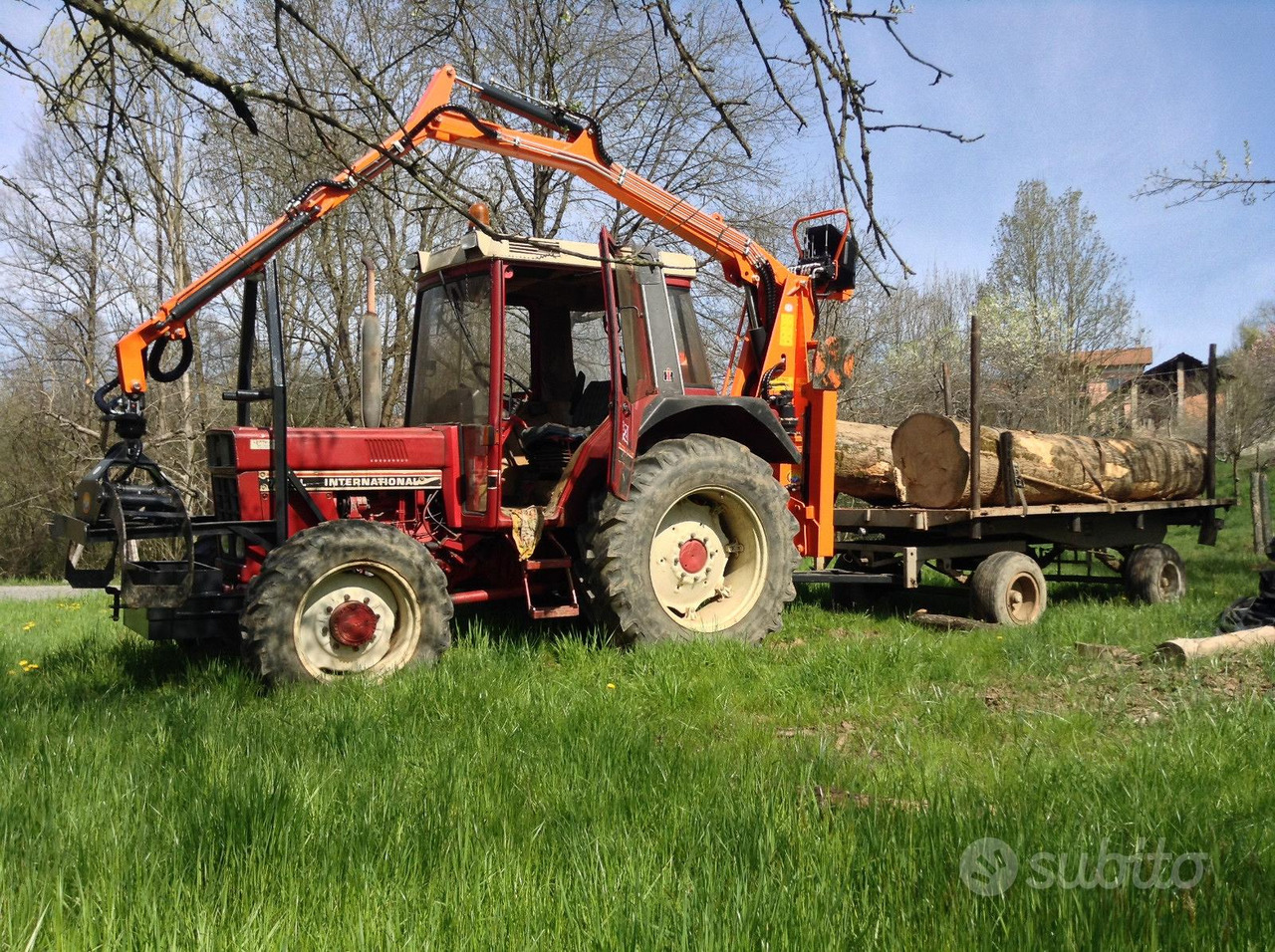 Grúa para camión para Maquinaria forestal nuevo Caricatore forestale pas800: foto 4