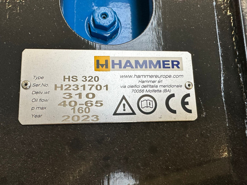 Martillo hidráulico nuevo Hammer HS320: foto 9