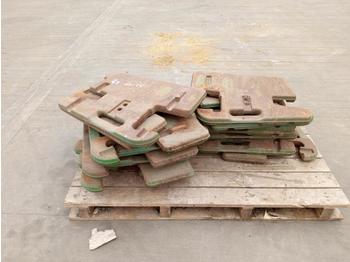 Contrapeso para Tractor John Deere Counterweights to suit Tractor (16 of): foto 1