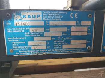 Implemento para Equipo de manutención Kaup 1.5T 466: foto 1