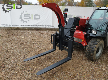 SID Wood grapple for pallet forks ISO 2 ISO 3 / Holzgreifer für Palletengabel - Pinza de manipulación