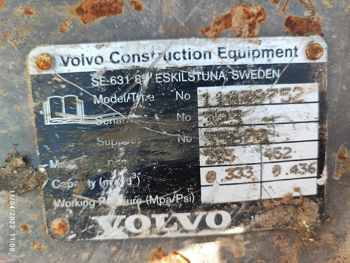 Cazo para excavadora para Maquinaria de construcción VOLVO 900: foto 6