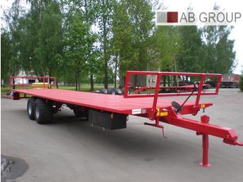 Remolque plataforma agrícola nuevo Dinapolis Bale trailer DINA RP-10500 10.5m 16t: foto 1