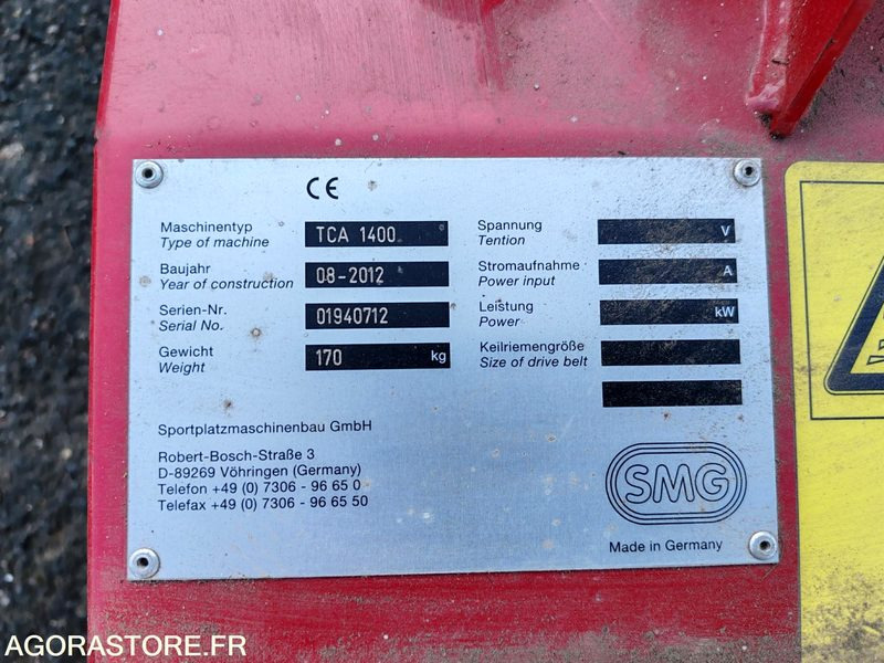 Maquinaria de jardinería Nettoyeur de terrain de gazon synthétique