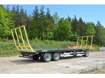 Remolque plataforma agrícola Metal-Fach Ballentransportwagen T 019-Neumaschine: foto 1