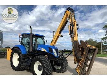 Tractor New Holland T6090 & Herder mower: foto 1