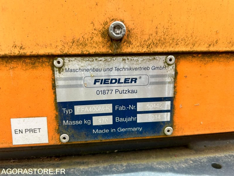 Segadora FAUCHEUSE ARTICULEE FRONTALE POUR MICROTRACTEUR - FIEDLER FF A-400M-K - 2014 - 470 KG