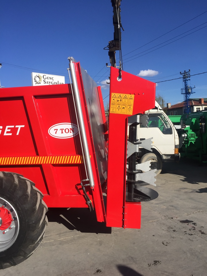 Esparcidor de estiércol nuevo TARGET 10 TON HYDRAULIC PUSH MANURE SPREADER: foto 4