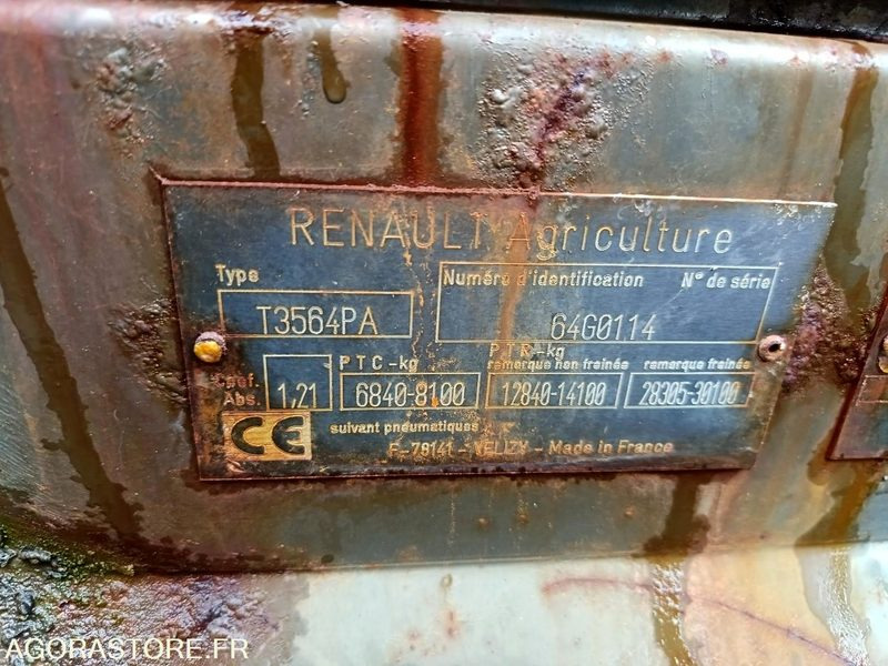 Maquinaria agrícola Tracteur renault ergos be 880 tx