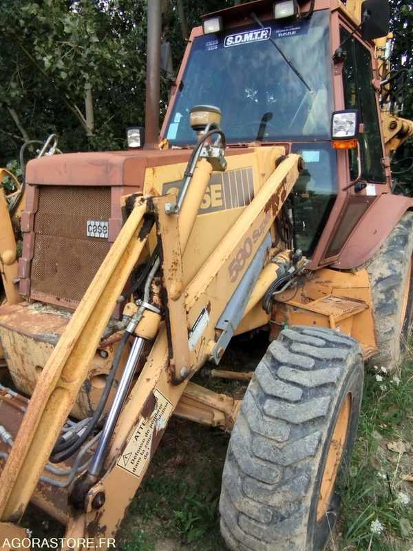 Tractor Tracteur CASE 580 K TURBO - 9758h - 1992