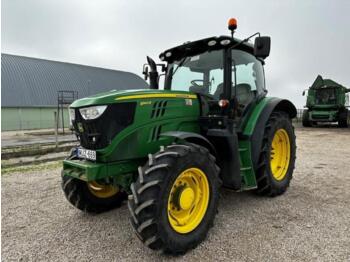 John Deere 6140r + adjustable narrow wheels + twin wheels - tractor agrícola