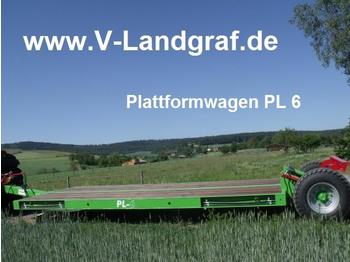Remolque plataforma agrícola nuevo Unia PL 6: foto 1
