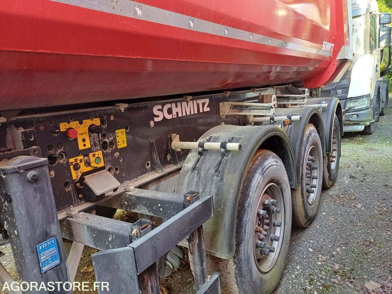 Maquinaria de construcción Benne SCHMITZ 32T 3 essieux (2019) (FH-452-QB)