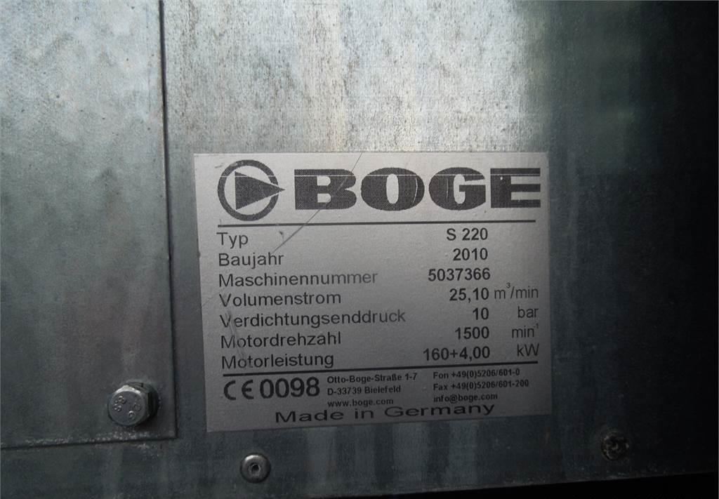 Compresor de aire Boge SPRĘŻARKA ŚRUBOWA S220 160KW 2010R !!!: foto 4