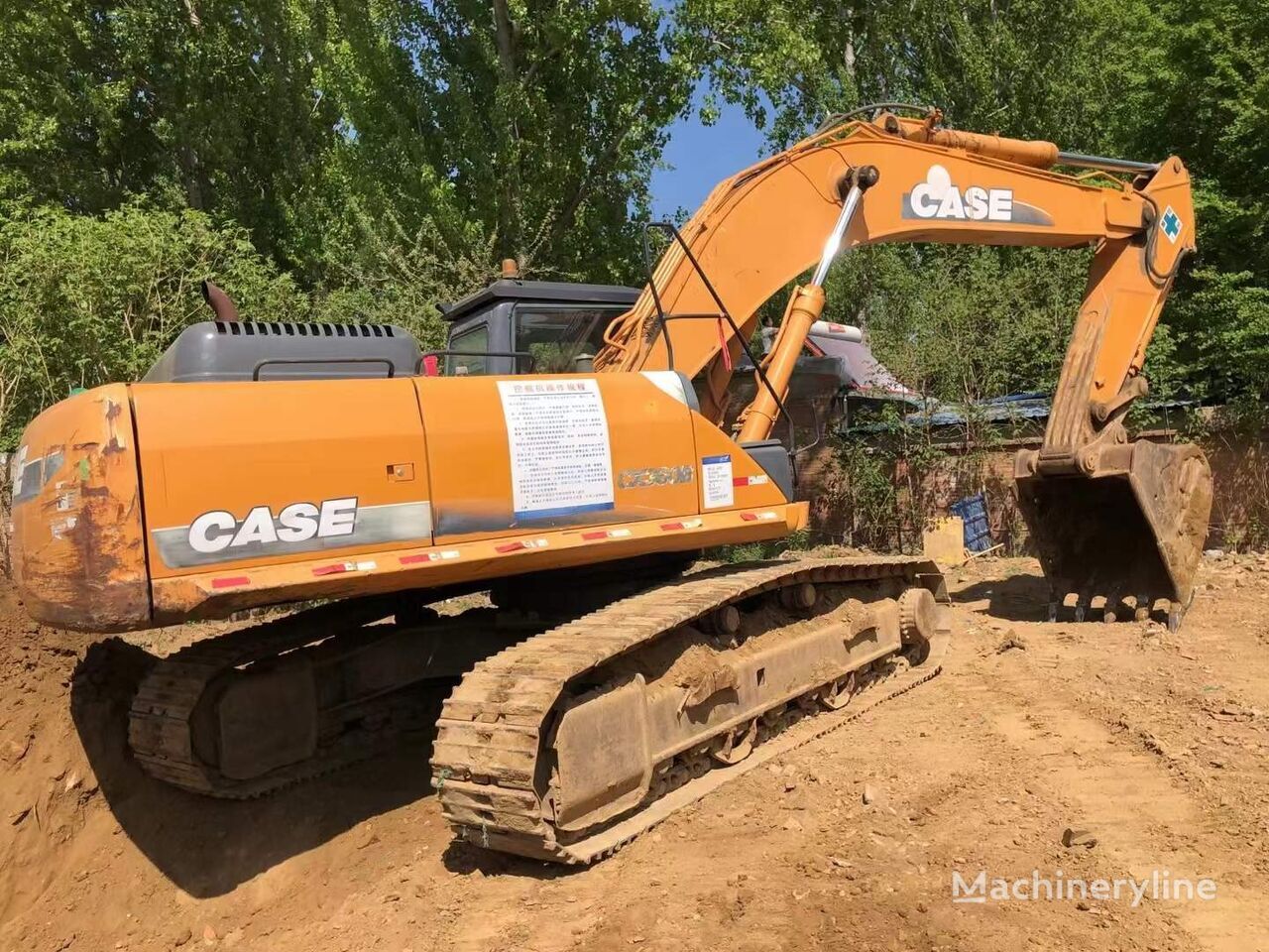 Excavadora de cadenas CASE CX360 big large track excavator 36 tons original: foto 3