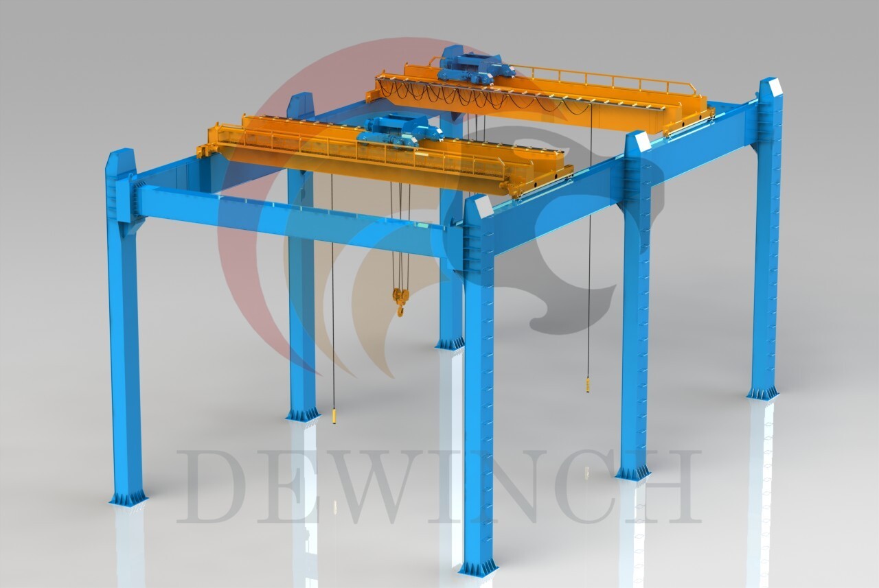 Grúa pórtico nuevo DEWINCH 1ton -250 ton Overhead Crane: foto 12