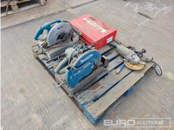  Hilti TE6-A Hammer Drill, Makita 110 Volt Chop Saw (2 of) & Angle Grinder (2 of) - Equipo de construcción