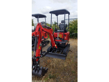 Excavadora  MINI-PELLE MOTEUR KUBOTA - HUAYEE HY16