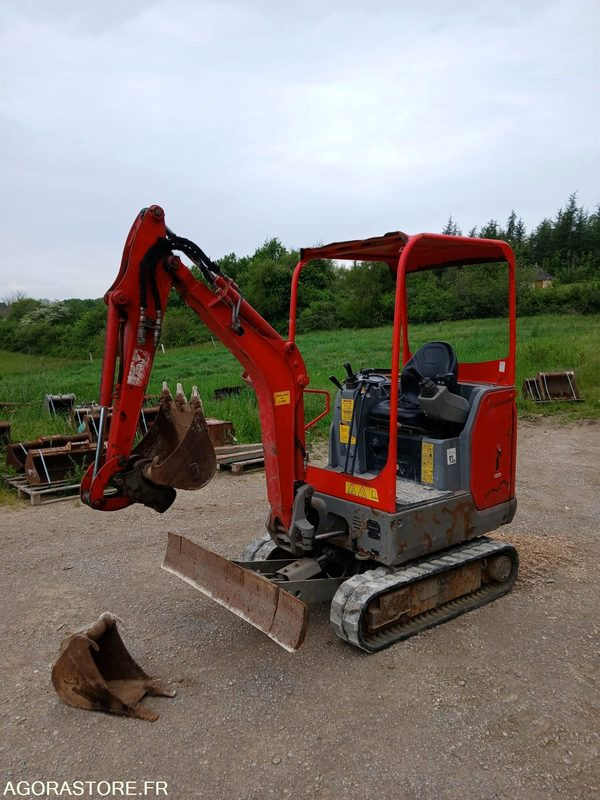 Excavadora Mini pelle Bobcat E17 avec 2 godets