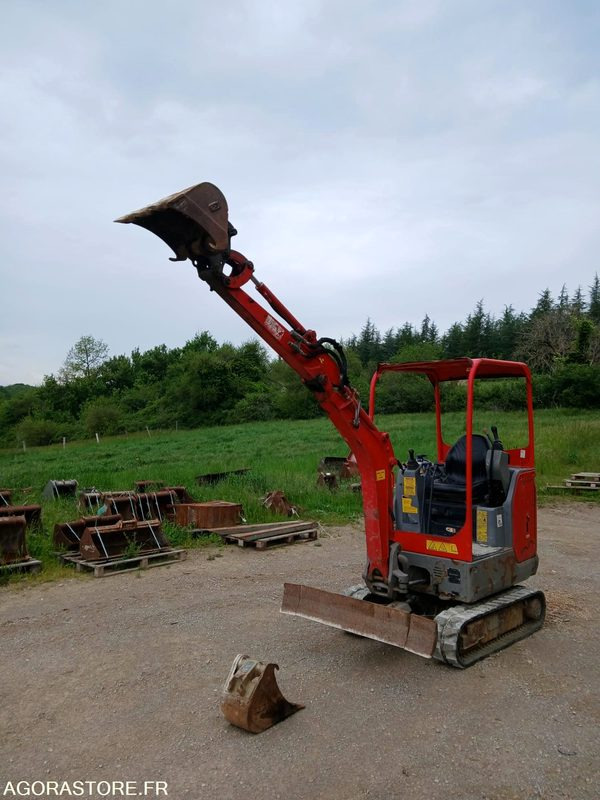 Excavadora Mini pelle Bobcat E17 avec 2 godets