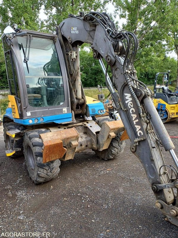 Excavadora PELLE/PNEUS MECALAC 12MTX - 2016 - 10300 HEURES