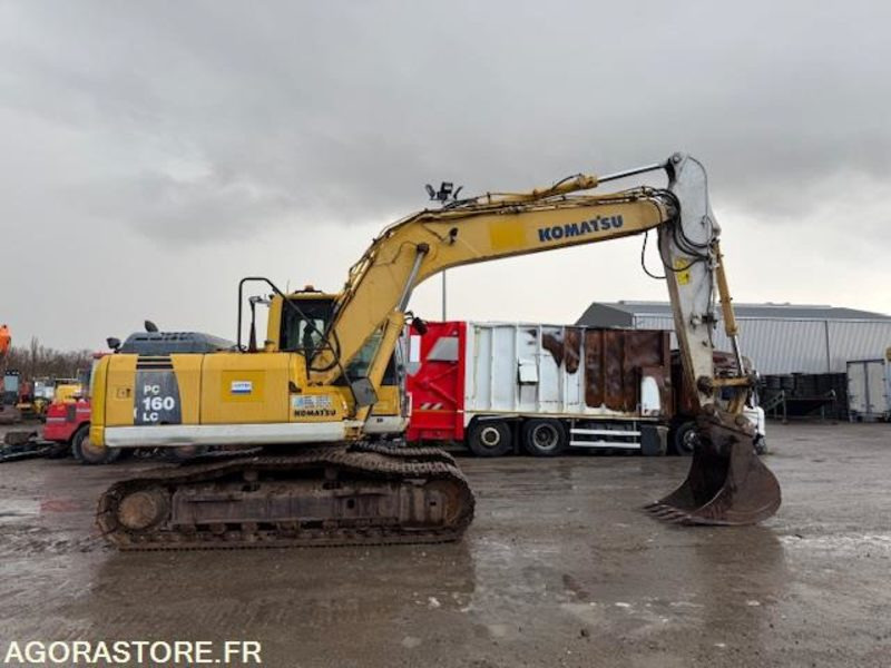 Excavadora de cadenas PELLE SUR CHENILLES KOMATSU - PC160-8 - 2011 - 12910H - BON ETAT GENERAL