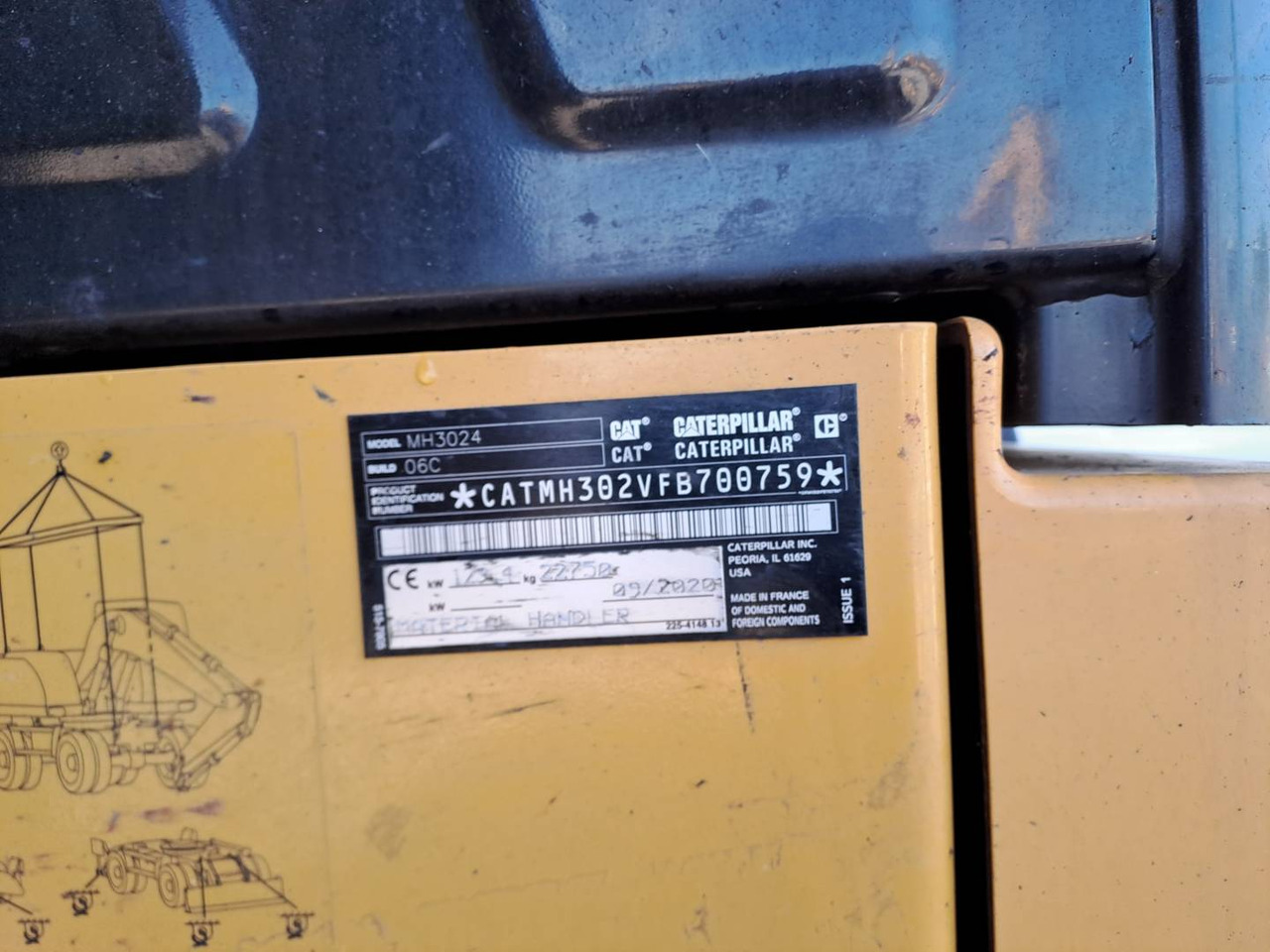 Excavadora de ruedas CAT MH3024
