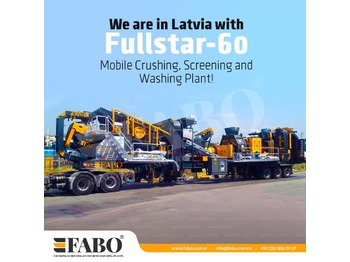 Trituradora móvil nuevo FABO FULLSTAR-60 MOBILE CRUSHING SCREENING & WASHING PLANT | READY IN STOCK: foto 1