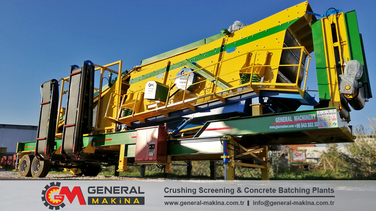 Cribadora nuevo General Makina Mobile Screening Plant For Sale: foto 10