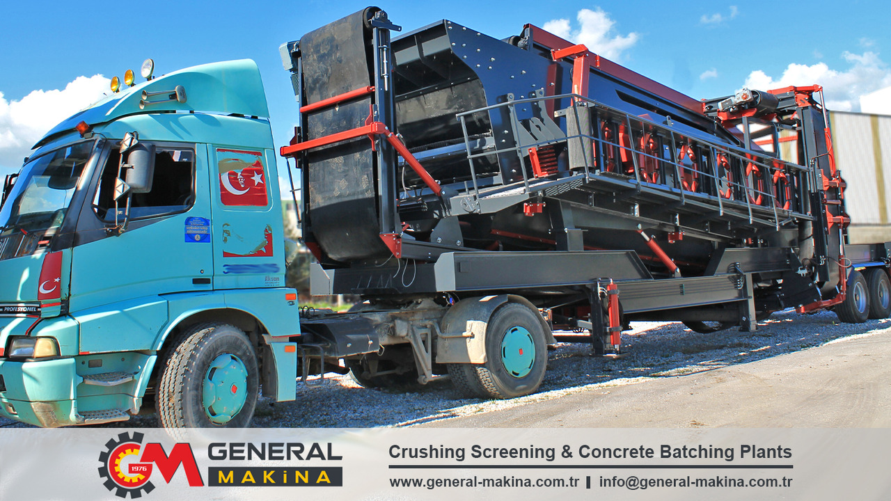 Cribadora nuevo General Makina Mobile Screening Plant For Sale: foto 2
